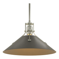 Henry Medium Steel Shade Pendant