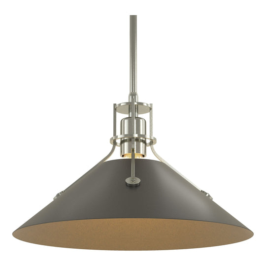 Henry Medium Steel Shade Pendant
