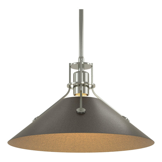 Henry Medium Steel Shade Pendant