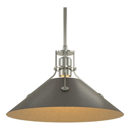 Henry Medium Steel Shade Pendant
