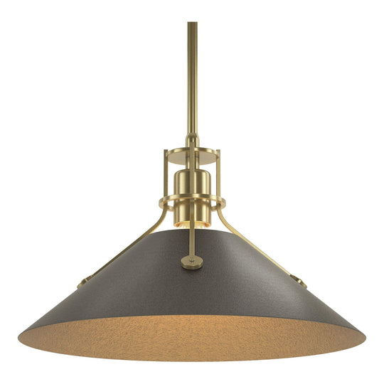 Henry Medium Steel Shade Pendant