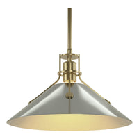 Henry Medium Steel Shade Pendant