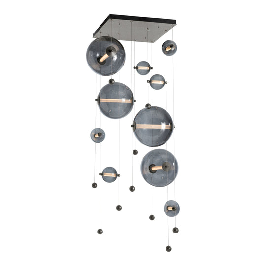 Abacus 10-Light Square LED Pendant