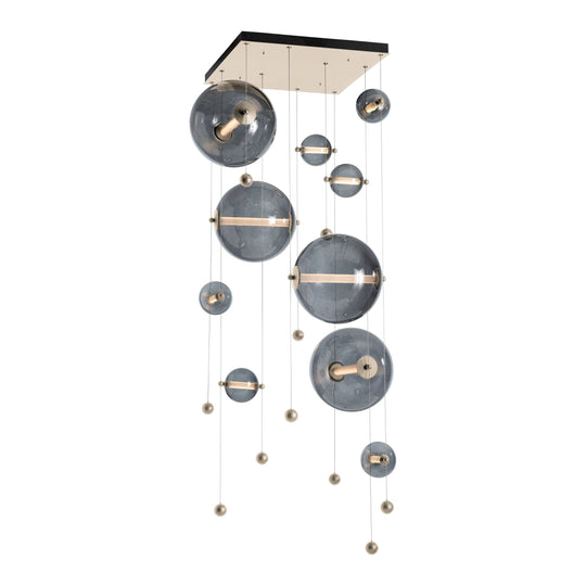 Abacus 10-Light Square LED Pendant