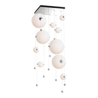 Abacus 10-Light Square LED Pendant