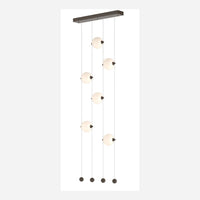 Abacus 6-Light Ceiling-to-Floor LED Pendant