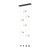 Abacus 6-Light Ceiling-to-Floor LED Pendant