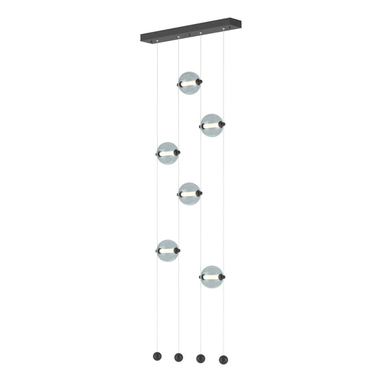 Abacus 6-Light Ceiling-to-Floor LED Pendant