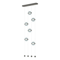 Abacus 6-Light Ceiling-to-Floor LED Pendant