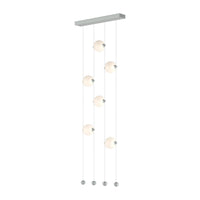 Abacus 6-Light Ceiling-to-Floor LED Pendant