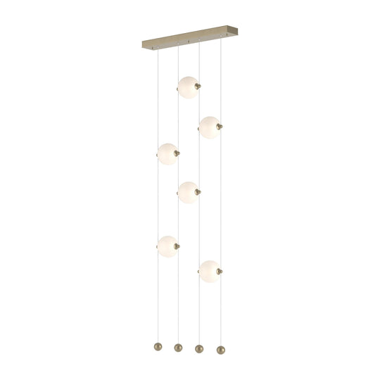 Abacus 6-Light Ceiling-to-Floor LED Pendant
