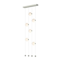 Abacus 6-Light Ceiling-to-Floor LED Pendant