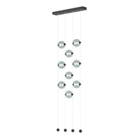 Abacus 9-Light Ceiling-to-Floor LED Pendant