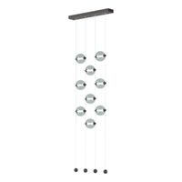 Abacus 9-Light Ceiling-to-Floor LED Pendant