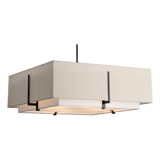 Exos Square Large Double Shade Pendant