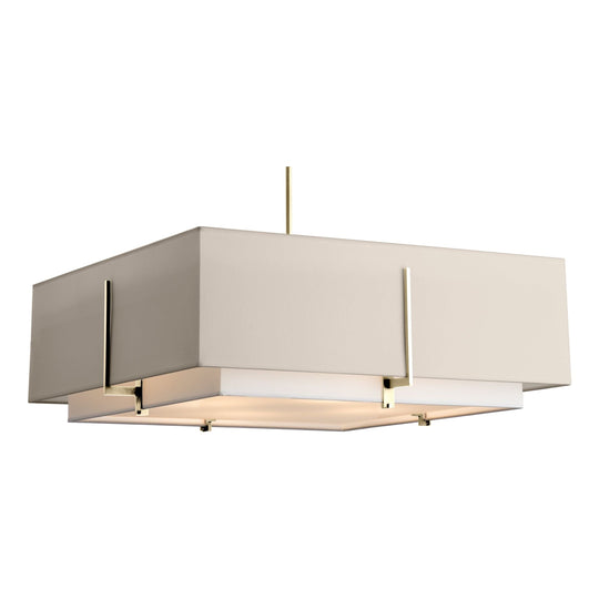 Exos Square Large Double Shade Pendant