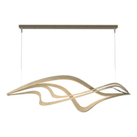 Crossing Waves LED Pendant