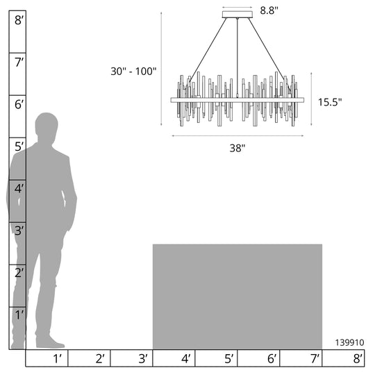 Cityscape Circular LED Pendant