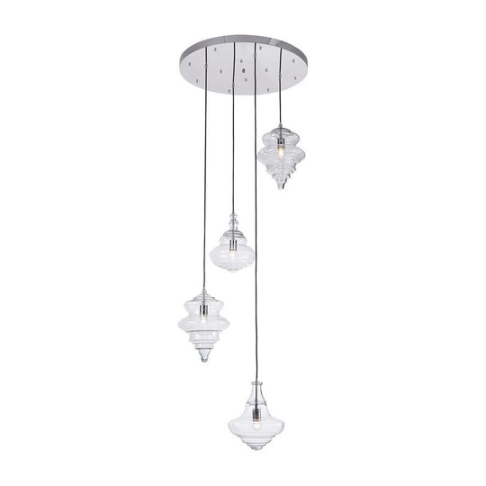 Vintage 4-Light Pendant
