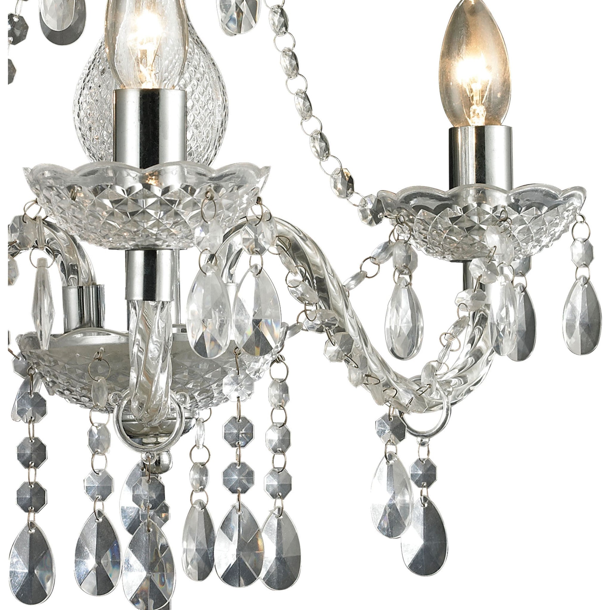 Theatre 16" Wide 3-Light Chandelier