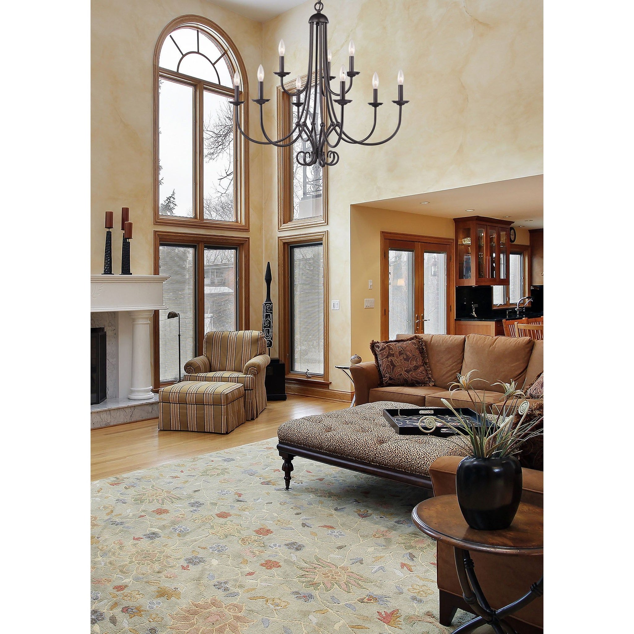 Williamsport 34" Wide 9-Light Chandelier