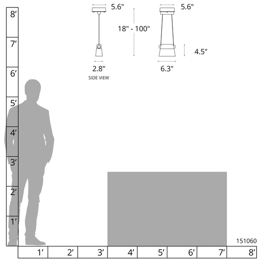 Cowbell LED Mini Pendant