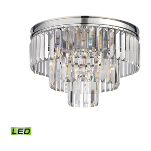 Palacial 19" Wide 3-Light Semi Flush Mount