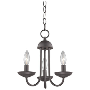 Williamsport 12" Wide 3-Light Chandelier