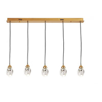 Rock Crystal 5-Light Pendant