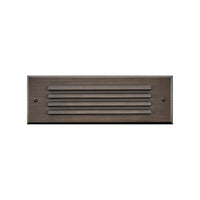 Louvered LED Flush Step Light 12V