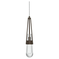 Link Clear Glass Low Voltage Mini Pendant