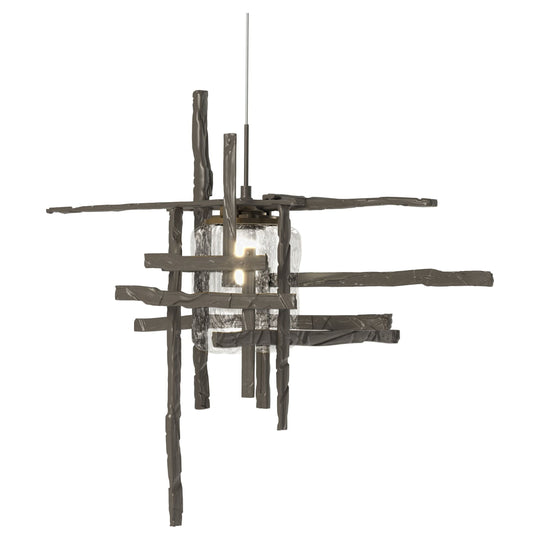 Tura Seeded Glass Low Voltage Mini Pendant