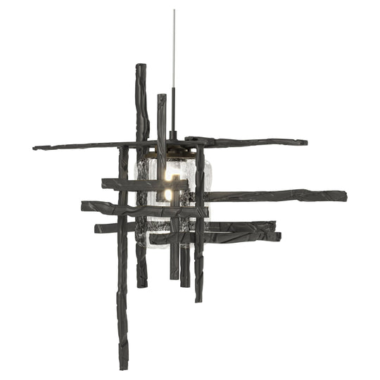 Tura Seeded Glass Low Voltage Mini Pendant
