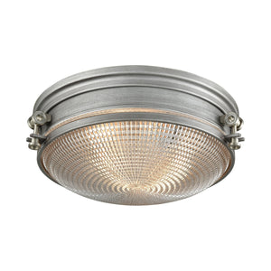 Sylvester 14" Wide 2-Light Flush Mount