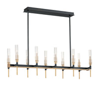 Flambeau 10-Light Linear LED Chandelier