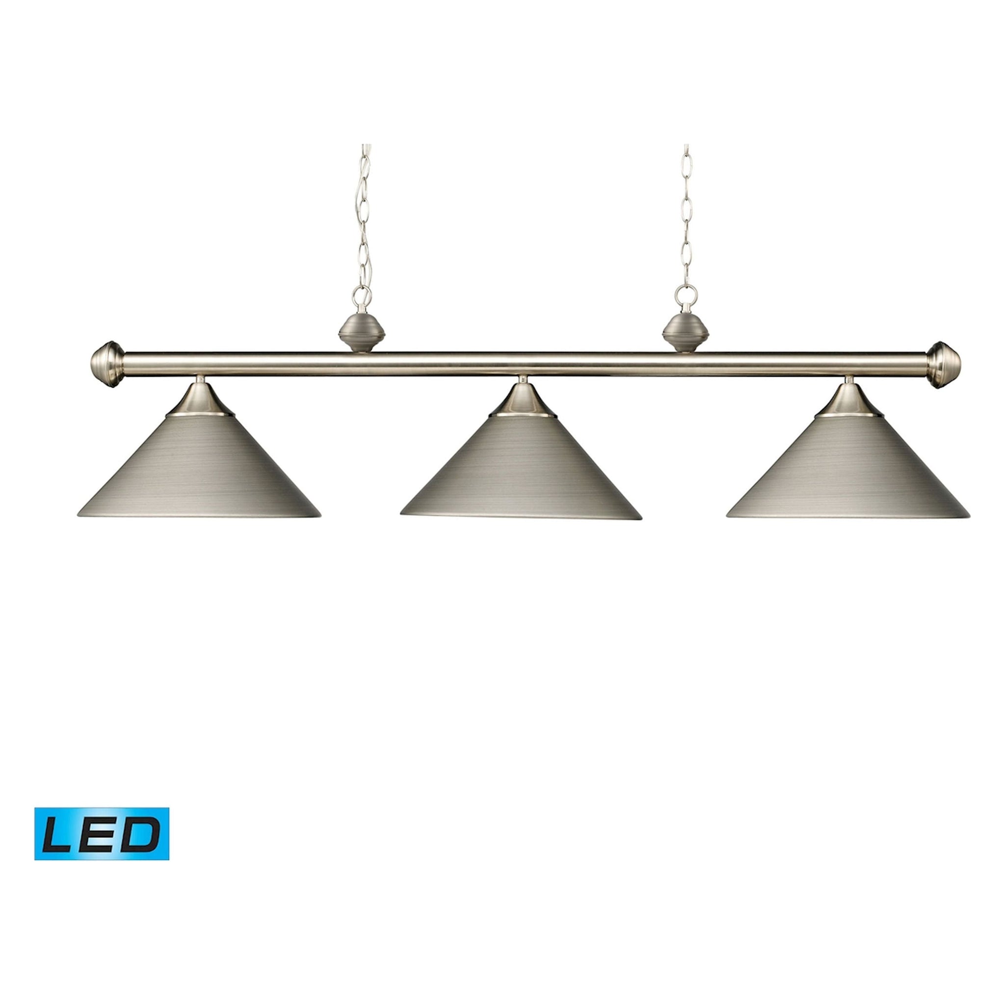 Casual Traditions 51" Wide 3-Light Linear Chandelier