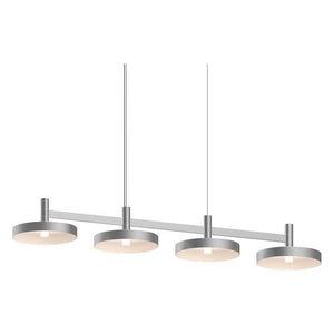 Systema Staccato 4-Light Linear Pendant with Pan Shades