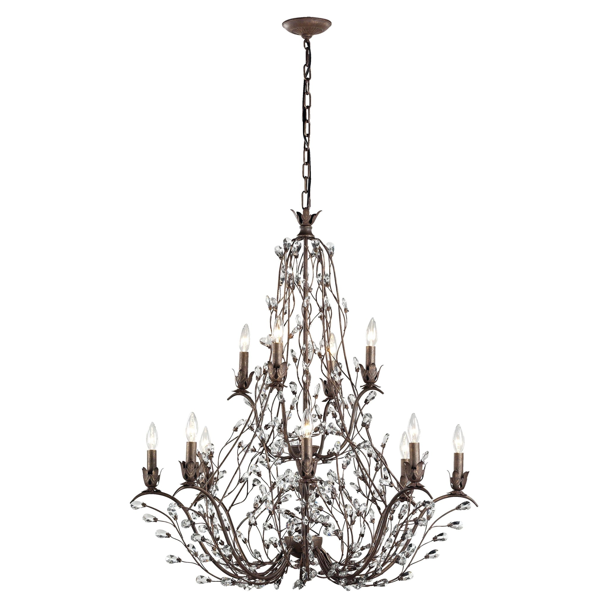 Sagemore 37" Wide 12-Light Chandelier