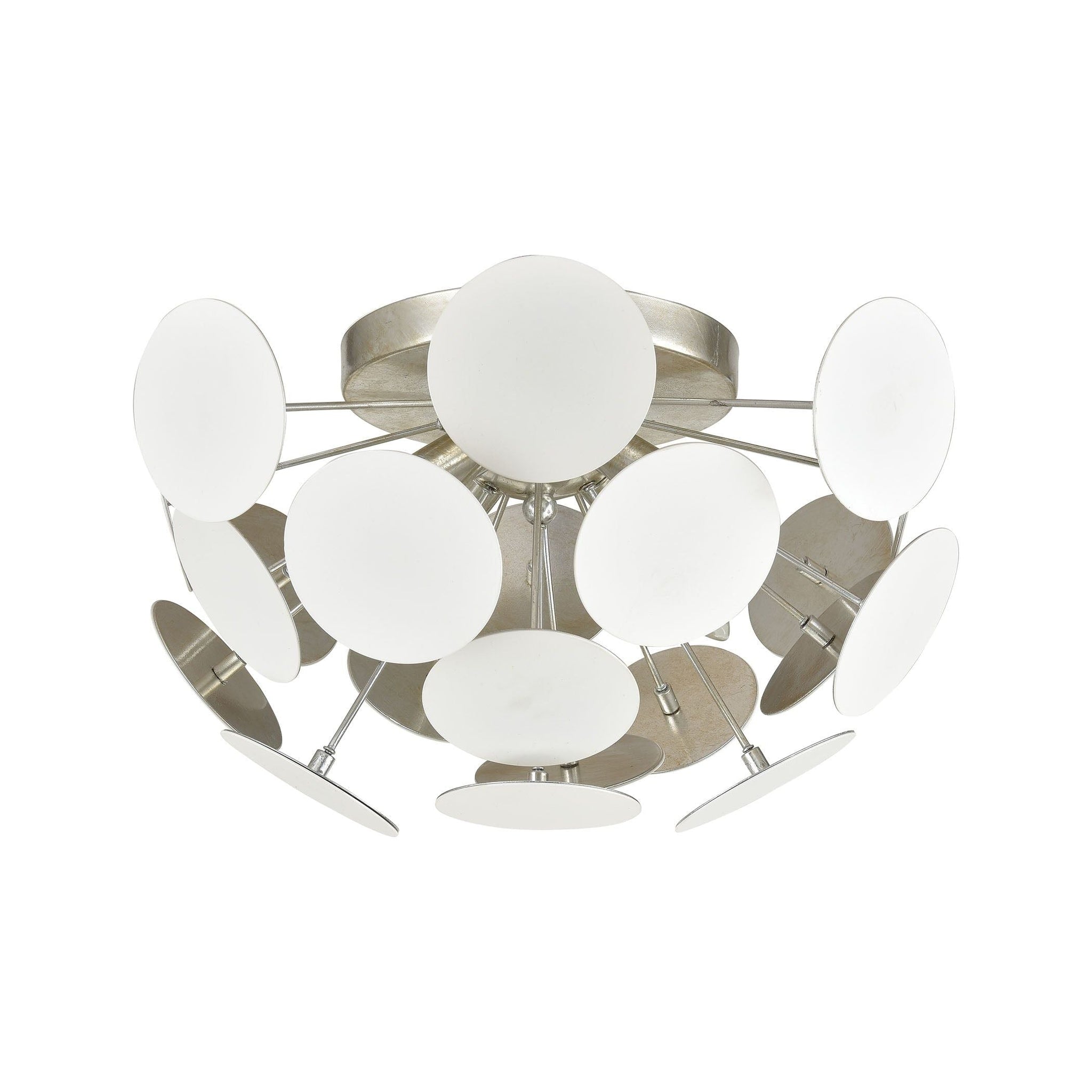 Modish 18" Wide 4-Light Flush Mount