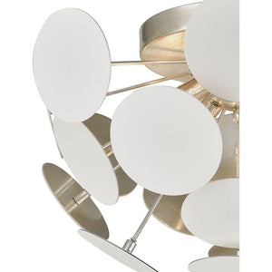 Modish 18" Wide 4-Light Flush Mount