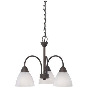 Tia 17.75" Wide 3-Light Chandelier