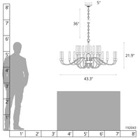 Lisse 20-Arm Chandelier