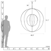 Double Cirque Large Scale Chandelier