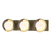Brooklyn 3-Light Straight Double Shade Bath Sconce