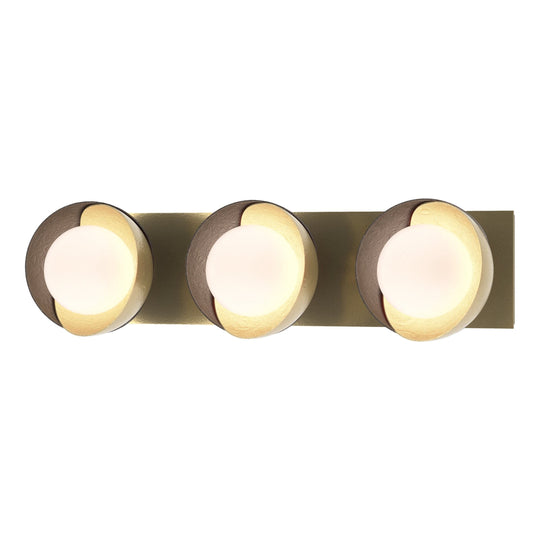 Brooklyn 3-Light Straight Double Shade Bath Sconce