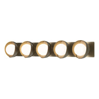 Brooklyn 5-Light Straight Double Shade Bath Sconce