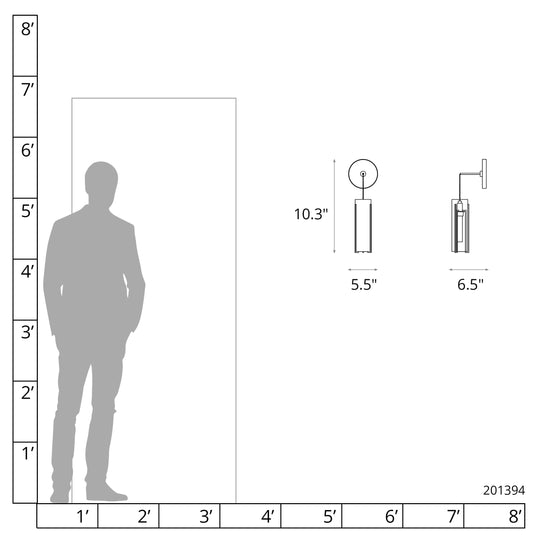 Exos Glass Mini Low Voltage Sconce