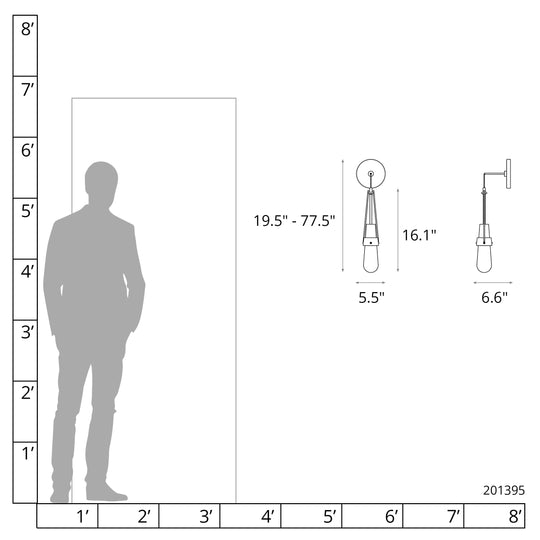 Link Clear Glass Low Voltage Sconce