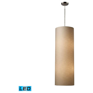 Fabric Cylinders 12" Wide 4-Light Pendant