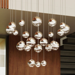 Grapes 24-Light Round Assorted LED Pendant